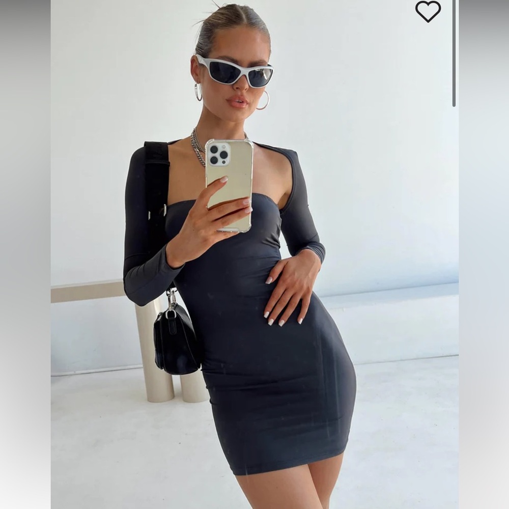NWT grey Mini dress Size XS US 0 Homecoming dress